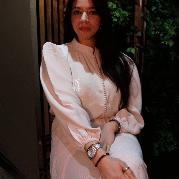 Caftan Moderne Beige - Image 7